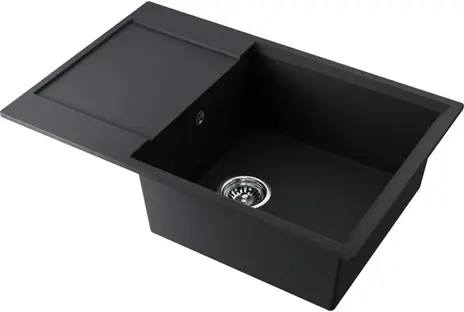 Мойка Omoikiri Daisen 78-LB-BL Artgranit/черный (арт.4993692) фото 2 Мойка Omoikiri Daisen 78-LB-BL Artgranit/черный (арт.4993692) фото 2
