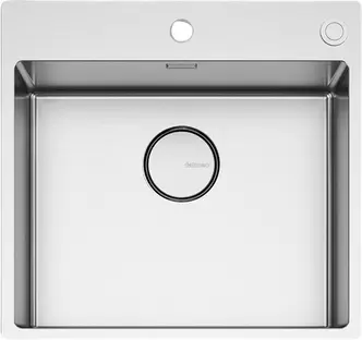 Мойка Falmec GARDA 50 CM INOX (FLUSH/TOPMOUNT) фото 1 Мойка Falmec GARDA 50 CM INOX (FLUSH/TOPMOUNT) фото 1