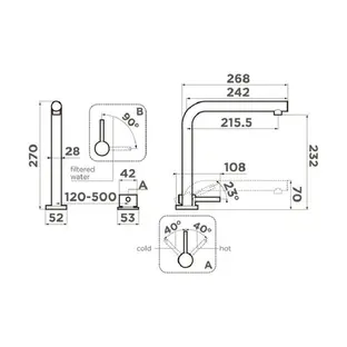 Смеситель Omoikiri Nara 2 Plus-C латунь/хром фото 2