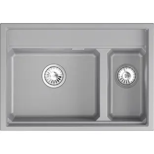 Мойка GRANULA Kitchen Space 7302i, АЛЮМИНИУМ фото 1