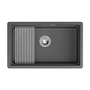 Мойка GRANULA Kitchen Space 7303iU, ЧЁРНЫЙ фото 2