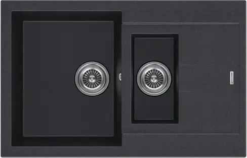 Мойка кухонная KUCHENSTERN PLAT 60-2 207AN20 Антрацит фото 1