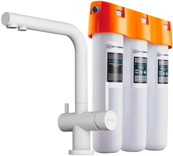 Комплект Omoikiri Nagano-WH-P + Pure drop Lite (арт.4054.8028P)