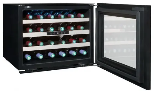 Встраиваемый винный шкаф Climadiff Avintage AVI 24 PREMIUM чёрный с чёрной рамкой