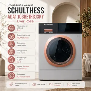 Стиральная машина Шультесс / Schulthess коллекция золото пепел розы (правая) фото 2