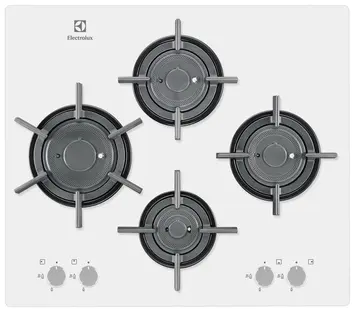 Газовая варочная панель Electrolux EGT 96647 LW Газовая варочная панель Electrolux EGT 96647 LW
