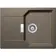 Мойка SCHOCK  Manhattan 45 D Cristalite корз.клапан альпака