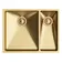 Кухонная мойка Falmec ColorX TNL 340.70.30 GOLD 565х435 Кухонная мойка Falmec ColorX TNL 340.70.30 GOLD 565х435