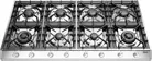 Газовая варочная панель ILVE HCP12658D/SS
