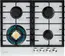 Газовая варочная панель HIBERG VM 60440 W