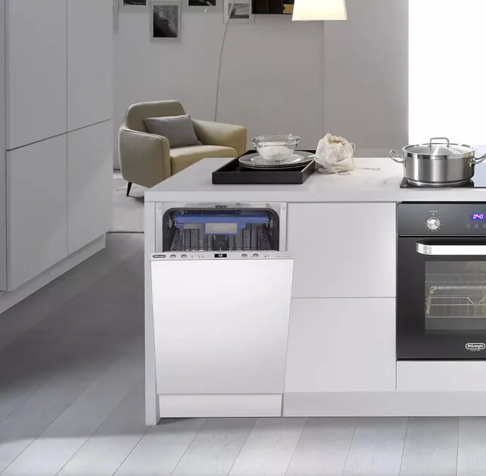 Встраиваемая посудомоечная машина DeLonghi DDW06S Granate platinum фото 7