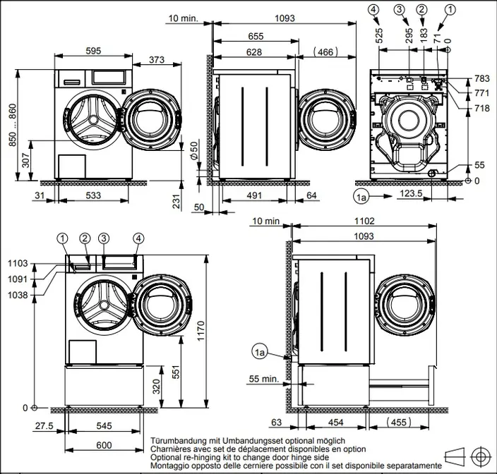 Стиральная машина SCHULTHESS Spirit 540 Antracite (7615.2CU) фото 6