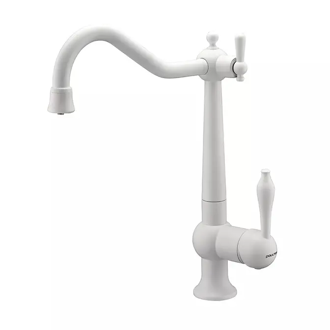 Смеситель Paulmark RETRO Re213226-WH белый матовый фото 1 Смеситель Paulmark RETRO Re213226-WH белый матовый фото 1