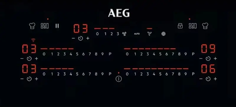 Индукционная стеклокерамич. панель с вытяжкой AEG CCE84779CB фото 2