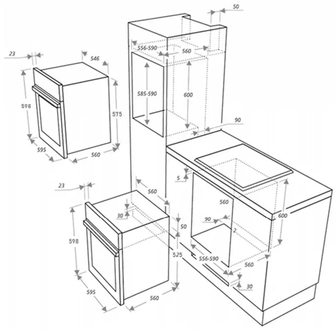 Газовый духовой шкаф Maunfeld EOGC604RIB.MT фото 16