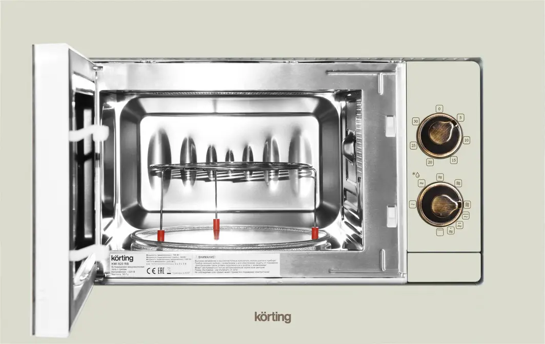 Встраиваемая микроволновая печь Korting KMI 820 RB фото 3