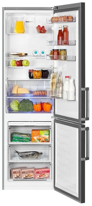 Двухкамерный холодильник Beko RCNK 356 E 21 X фото 1