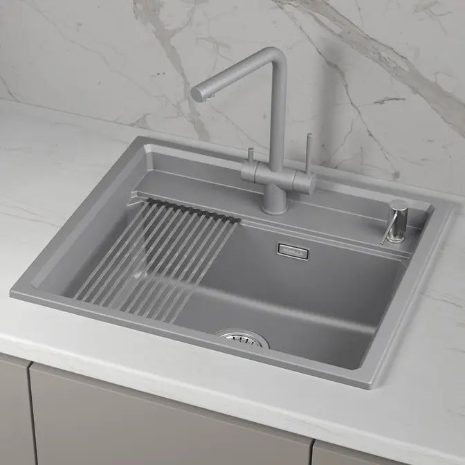 Мойка GRANULA Kitchen Space 6003i, АЛЮМИНИУМ фото 3 Мойка GRANULA Kitchen Space 6003i, АЛЮМИНИУМ фото 3