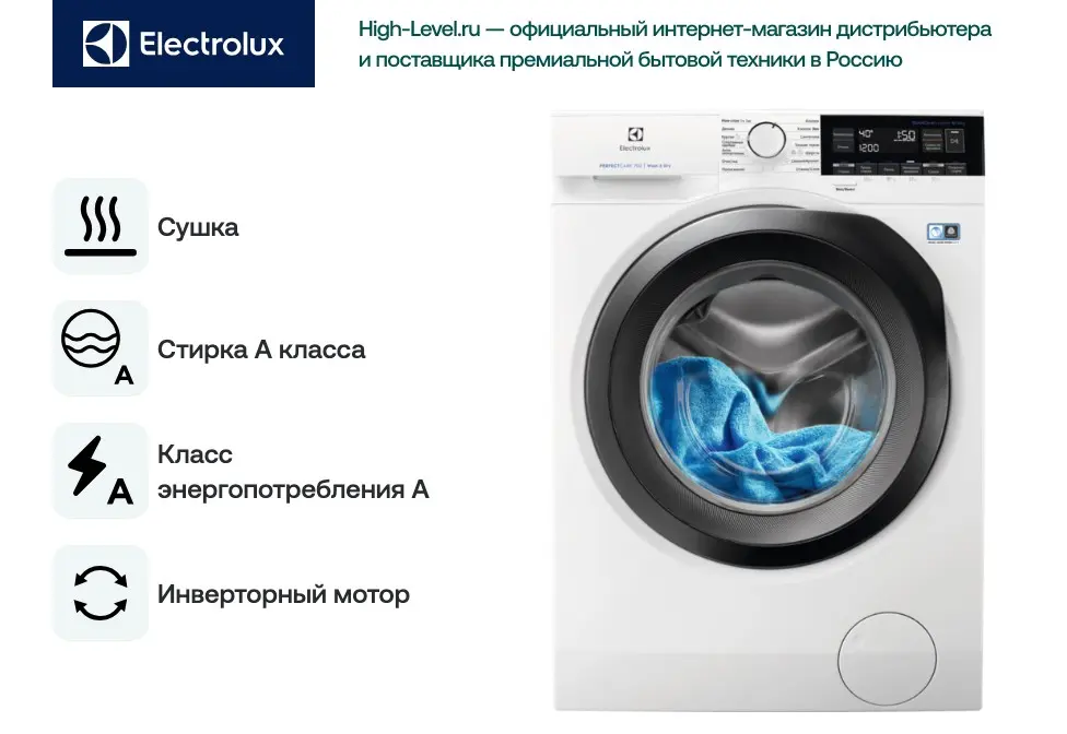 Стирально-сушильная машина Electrolux EW7WR368SR фото 6