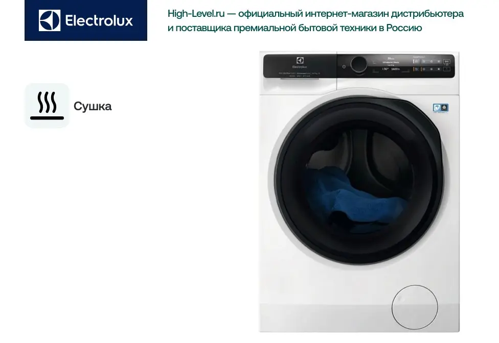 Стиральная машина с сушкой Electrolux EW8W7607QE фото 3