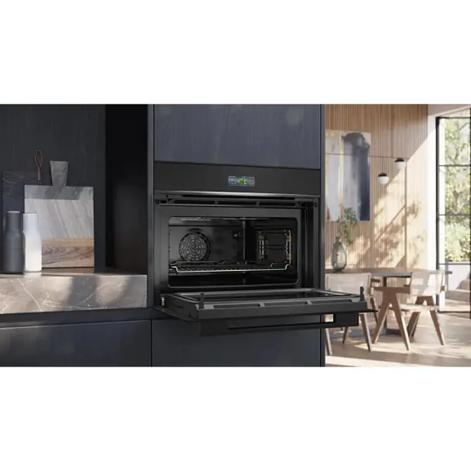 Духовой шкаф с свч Siemens CM724G1B1 фото 4