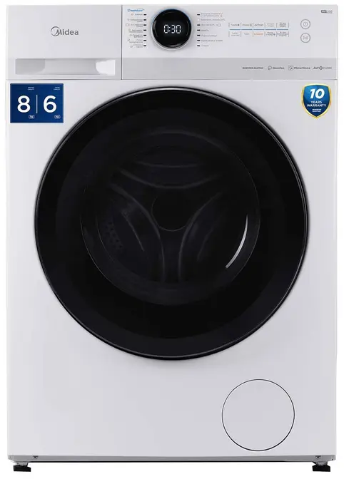 Стиральная машина с сушкой Midea MF200D80WBS/W-RU фото 1