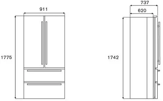 Холодильник Bertazzoni REF90X фото 3