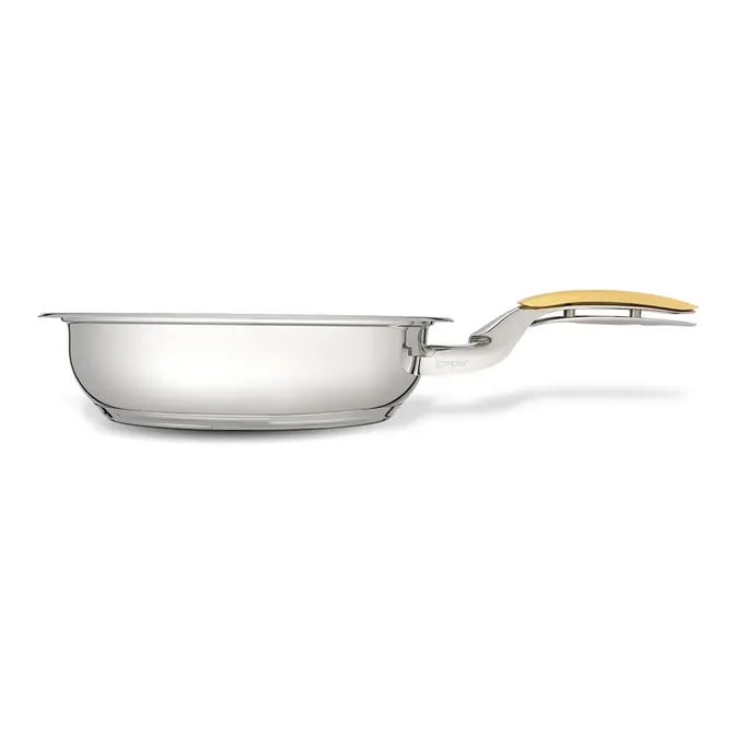 Сковорода ZEPTER Z-FP2425-S/S 2,5 л, 24 см, выс. 6 см (1 ручка, без крышки), нерж. сталь фото 3