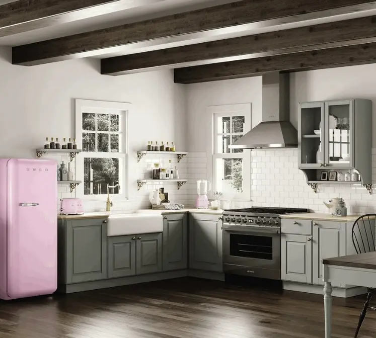 Холодильник Smeg FAB28LPK5 фото 4
