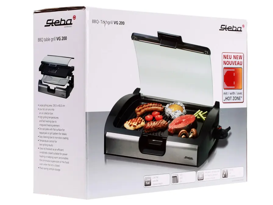 Гриль/барбекю Steba VG 200 BARBECUE TABLE GRILL фото 9