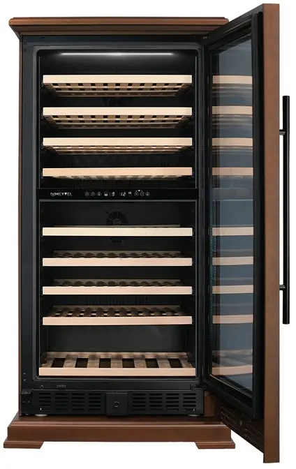 Винный холодильник Meyvel MV99PRO-KBT2 (Итальянский орех) фото 5