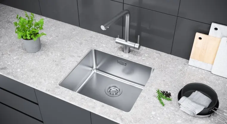Мойка кухонная KUCHENSTERN MULTI 50 552SS50 Нержавеющая сталь фото 2 Мойка кухонная KUCHENSTERN MULTI 50 552SS50 Нержавеющая сталь фото 2