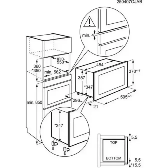 Микроволновая печь AEG NMB6S171SB фото 6