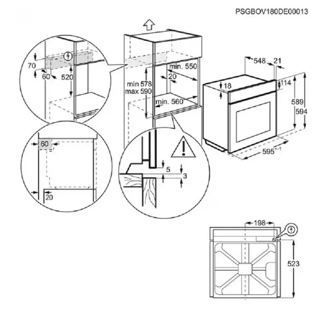 Духовой шкаф Electrolux EOD5H70X фото 5