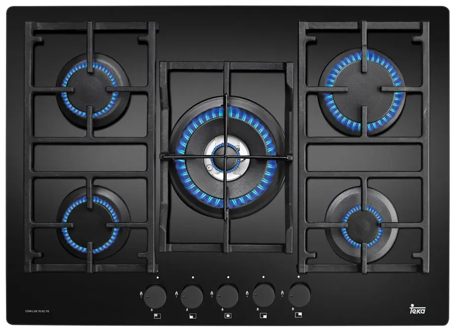 Газовая варочная панель Teka CGW LUX 70 5G AI AL TR CI NAT