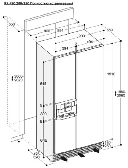 Холодильник Gaggenau RX 496-290 фото 3 Холодильник Gaggenau RX 496-290 фото 3