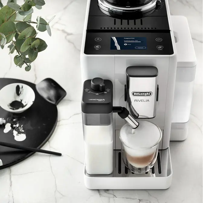 Кофемашина DeLonghi EXAM440.55.W Rivelia Perfetto фото 8
