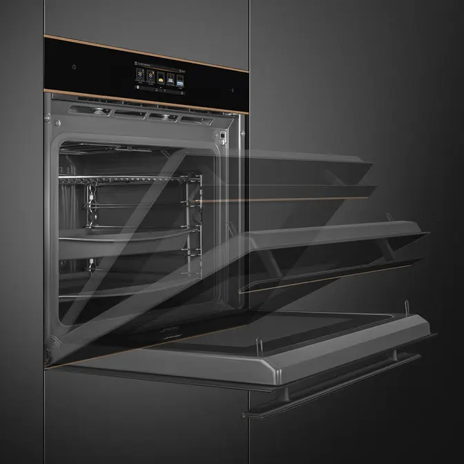 Духовой шкаф с функцией СВЧ SMEG SO6606WAPNR фото 12