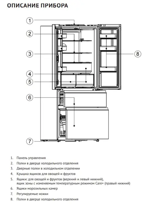 Холодильник Korting KNFF 80307 SI X фото 3