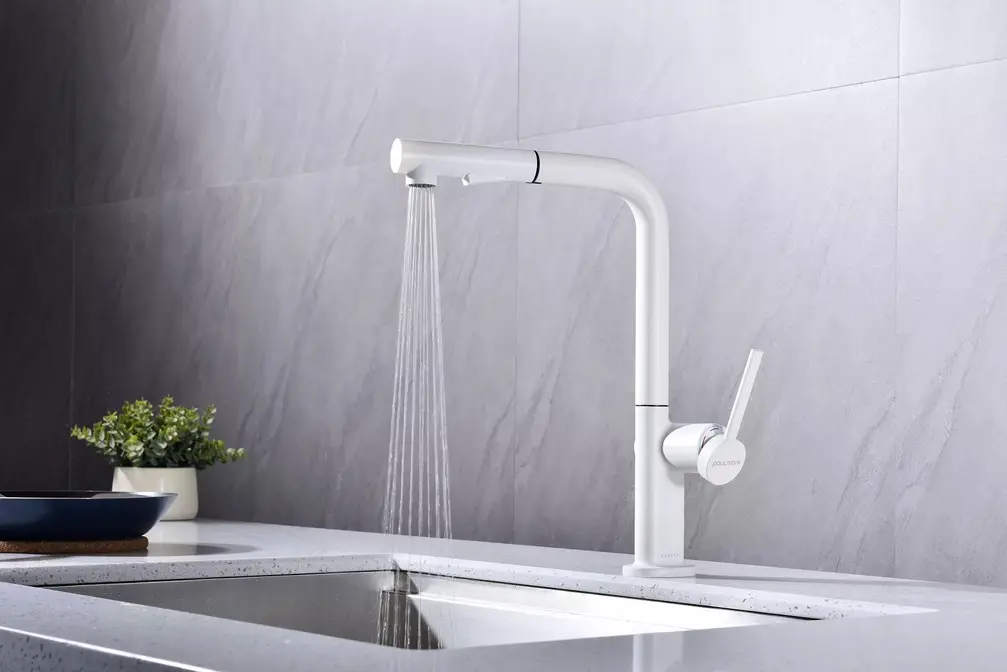 Смеситель Paulmark NEO Ne214419-WH белый матовый фото 5 Смеситель Paulmark NEO Ne214419-WH белый матовый фото 5