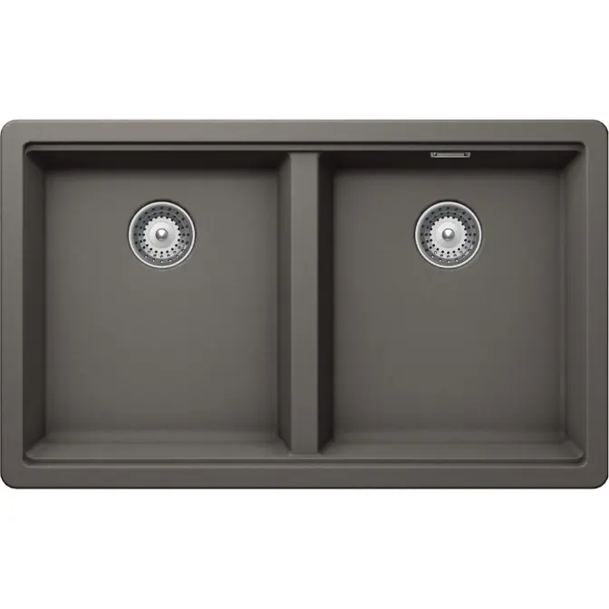 Мойка SCHOCK Greenwich 80-2 Cristadur (подстольный монтаж) серебристый камень фото 1 Мойка SCHOCK Greenwich 80-2 Cristadur (подстольный монтаж) серебристый камень фото 1