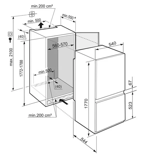 Встраиваемый холодильник Liebherr ICS 3224 фото 6