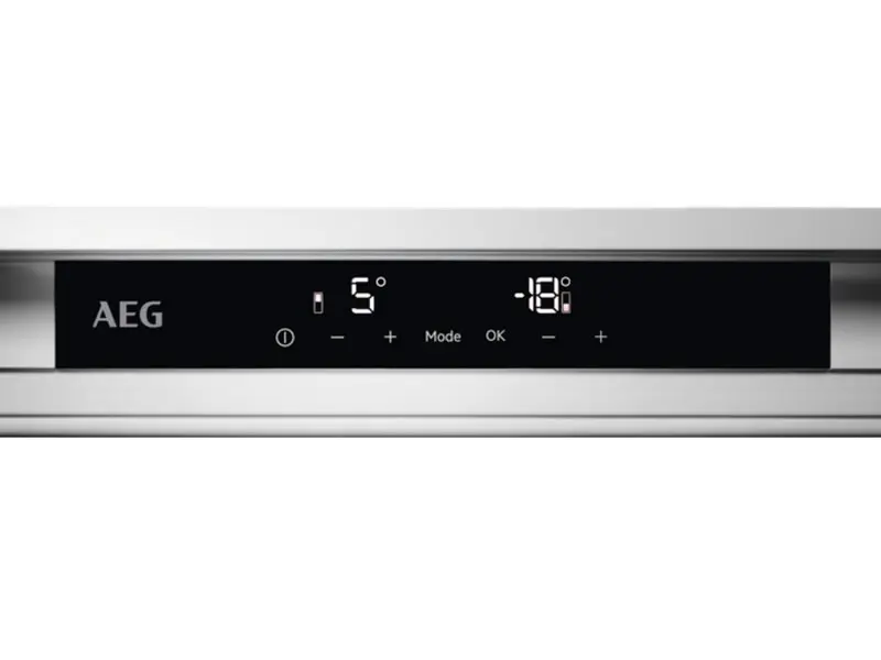 Встраиваемый двухкамерный холодильник AEG SCB819E8TS фото 2