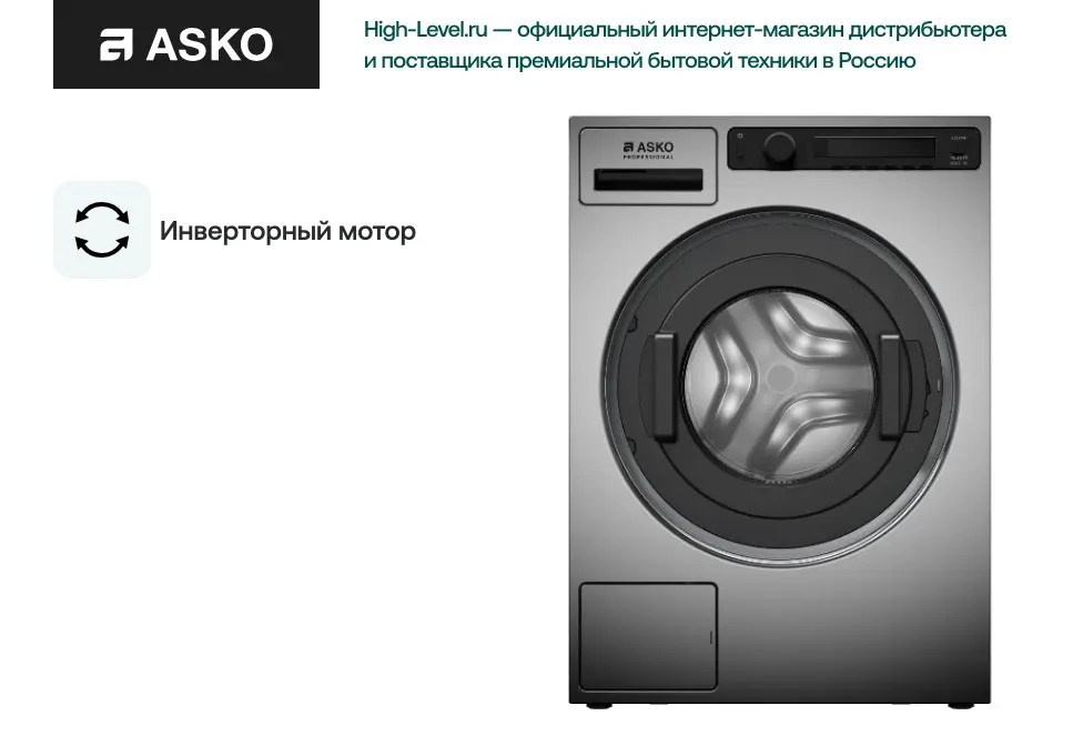 Профессиональная стиральная машина Asko WMC8944PB.T фото 7