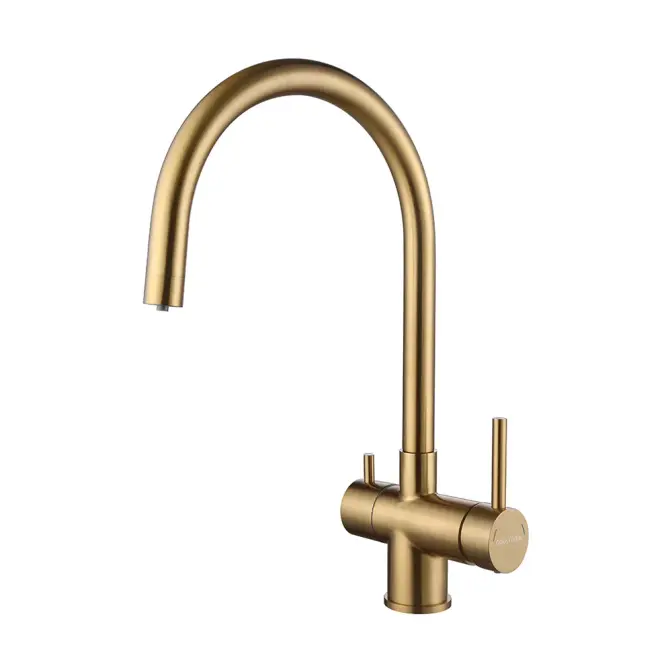 Смеситель Paulmark HELLER He213218-BG брашированное золото фото 1 Смеситель Paulmark HELLER He213218-BG брашированное золото фото 1