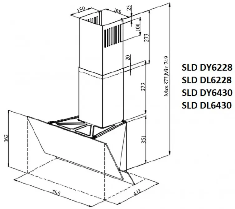 Вытяжка Schaub Lorenz SLD DL6228 фото 7