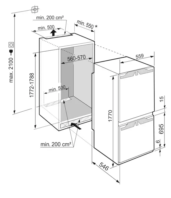 Встраиваемый холодильник Liebherr ICe 5103 фото 4
