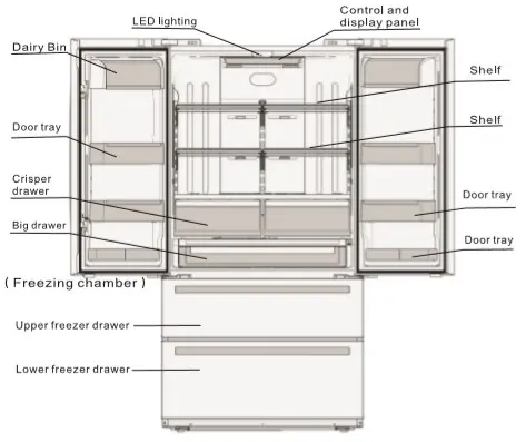 Холодильник Bertazzoni REF90X фото 2