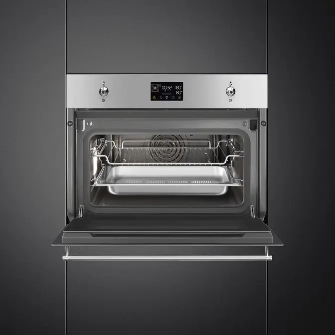 Компактный дух.шкаф Smeg SO4302S3X фото 3