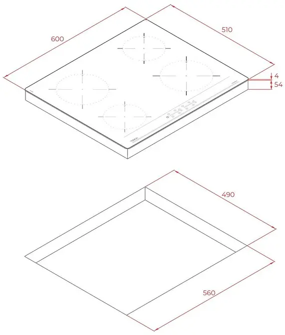 Индукционная стеклокерамич. панель Teka IBC 64000 TTC BLACK фото 10